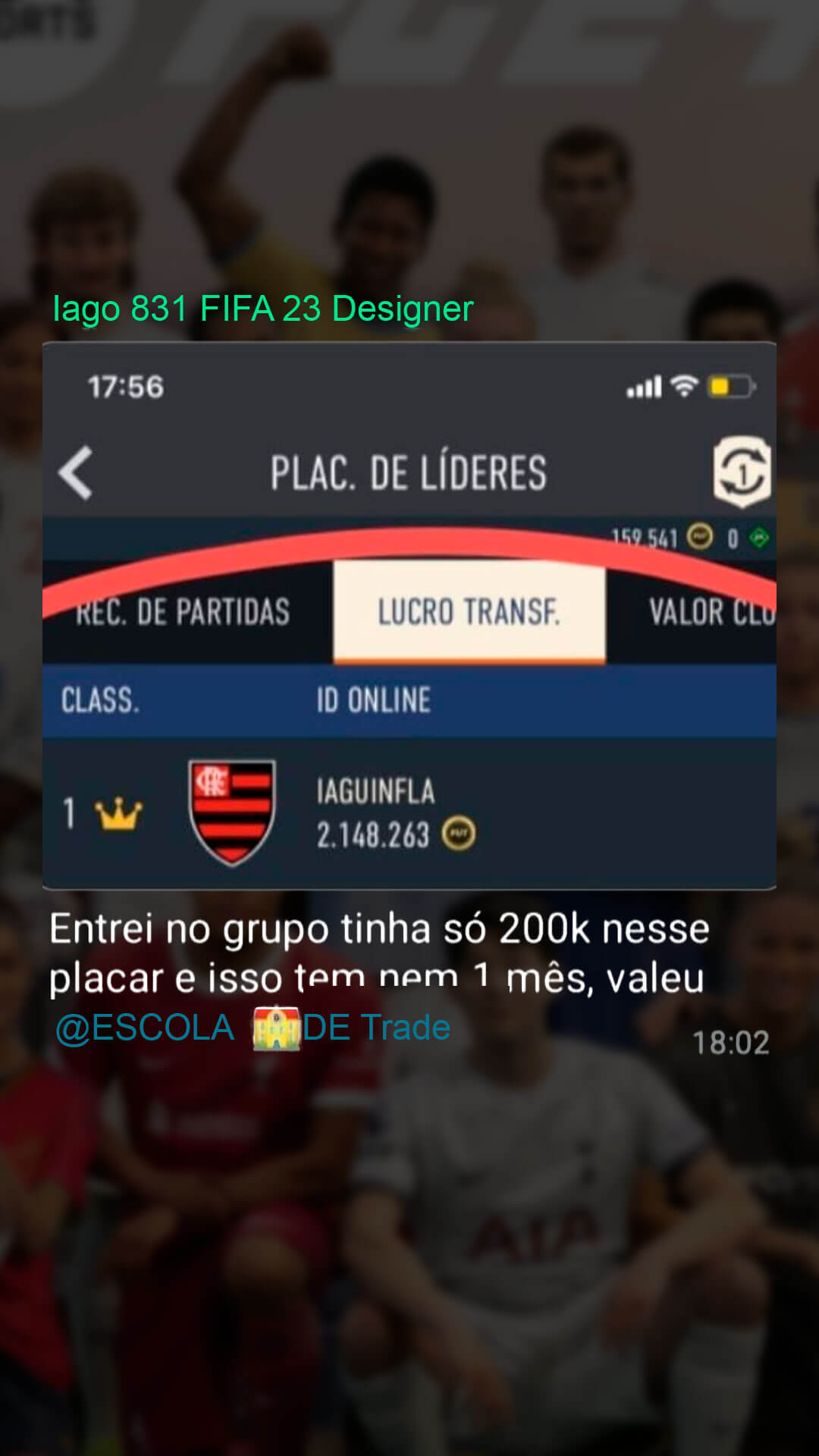 Depoimento Escola de Trade Leandro Santos